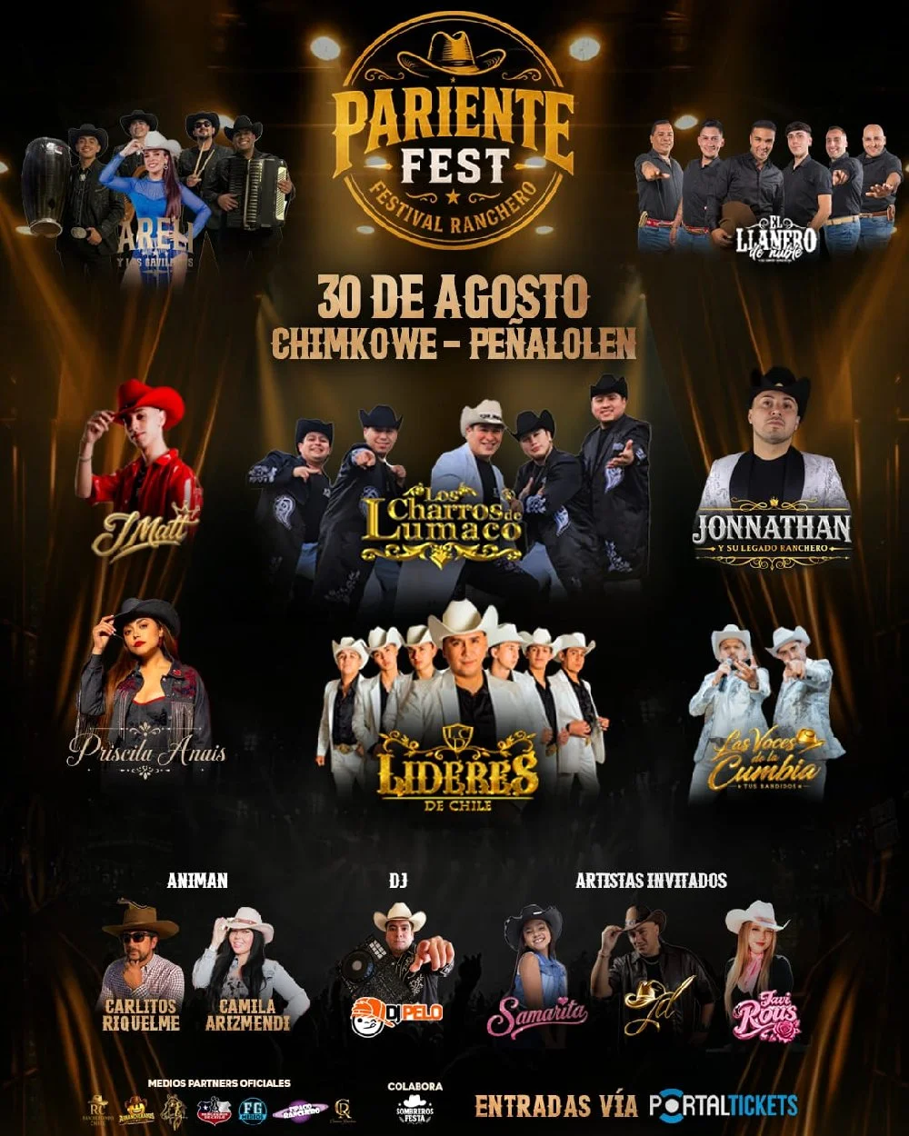 Flyer oficial de Pariente Fest