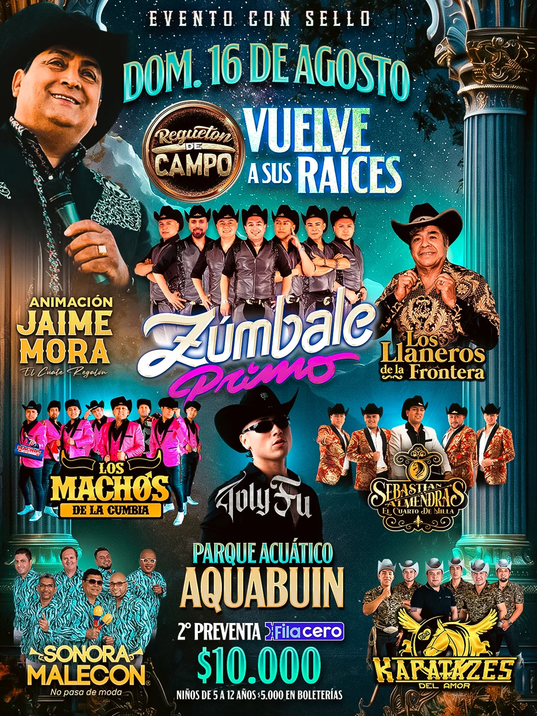 Flyer de Reguetón de Campo: Vuelve a sus Raíces